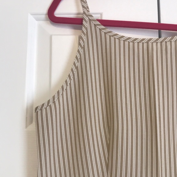 Roolee tan striped jumpsuit NWT - Picture 4 of 8